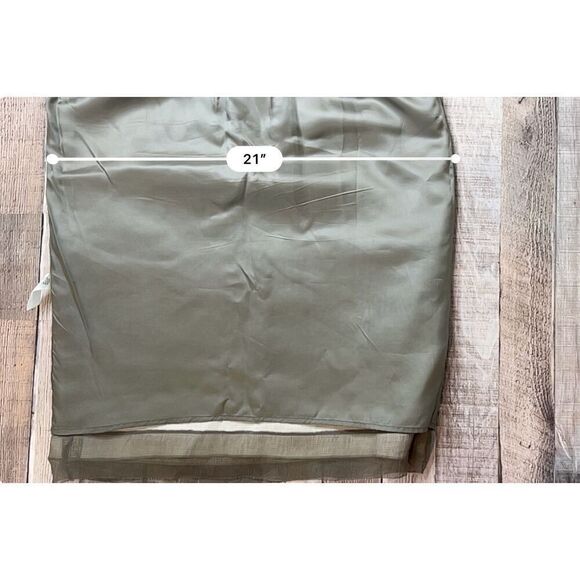 Badgley Mischka Tan Sparkle Metallic Tweed Cap Sleeve Midi Dress sz XS(0-2) - Picture 10 of 12